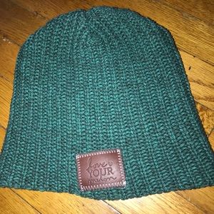Love your melon green beanie